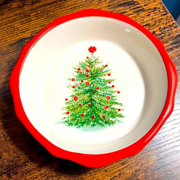 Pioneer Woman Mini Pie Dish Christmas Tree - Picture 1 of 2